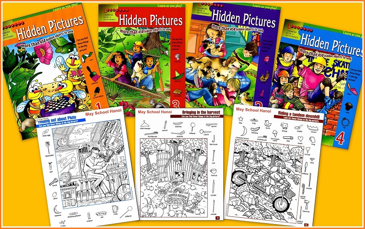 Hidden Pictures 1-4